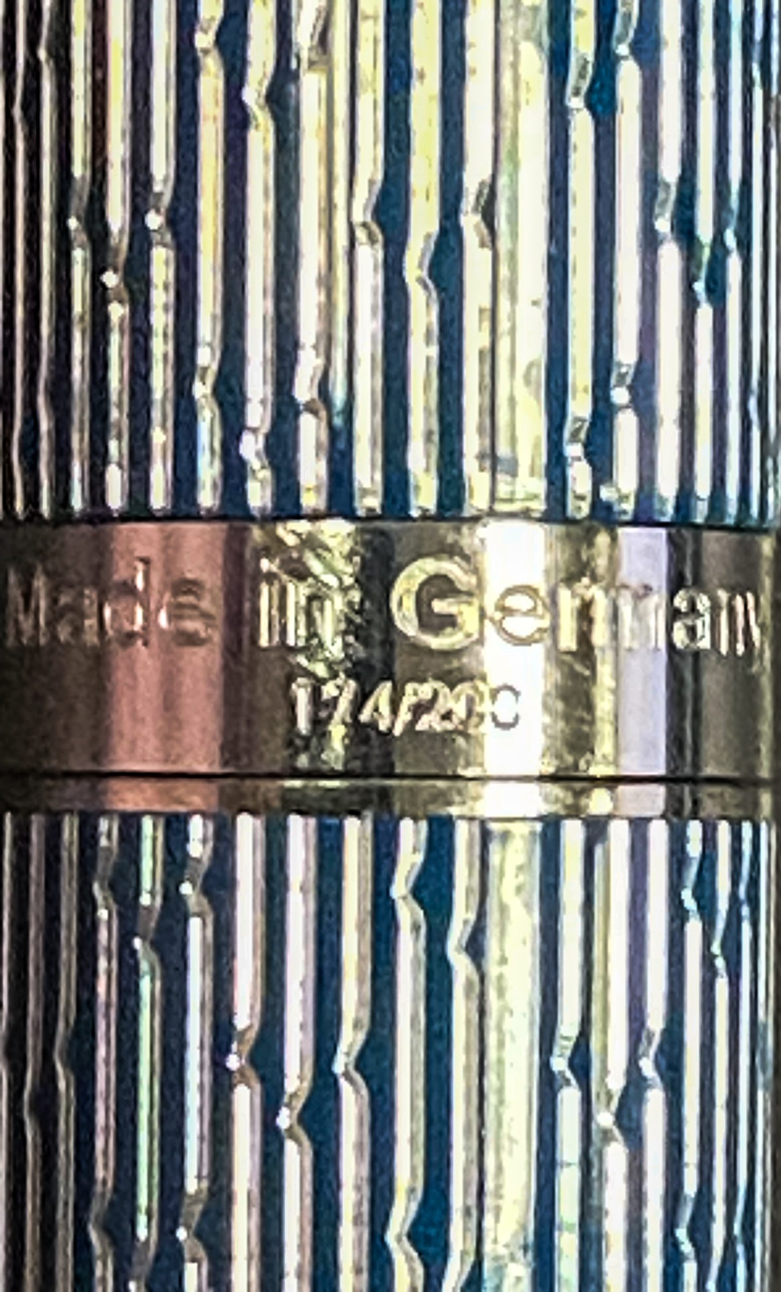 Cap band of my Waldmann showing 174/200.